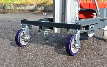 Легкое передвижение оборудования